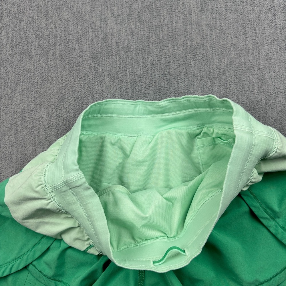 Lululemon Shorts Womens 4 Green Run: Breeze 3" Athletic Active Workout Training - Picture 4 of 13